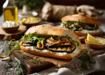 Easy Homemade Eggplant Sandwich