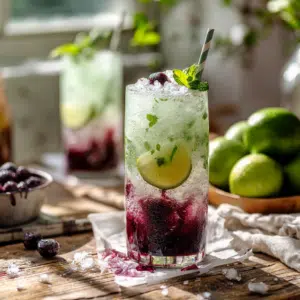 Blackberry Limeade Fizz