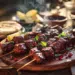 Lamb Kebabs With Mint &Amp; Pomegranate Molasses - Thefoodiebunch Lamb Kebabs With Fresh Mint And Pomegranate