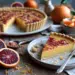 Blood Orange Tart With Tonka Bean Curd
