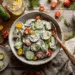 Creamy Cucumber Dill Salad (Ready In 15 Minutes) - Thefoodiebunch Cucumber Dill Salad