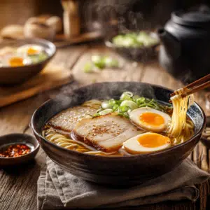Classic Shoyu Ramen With Braised Pork Belly