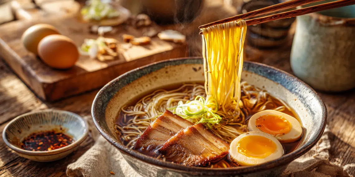 Classic Shoyu Ramen With Braised Pork Belly