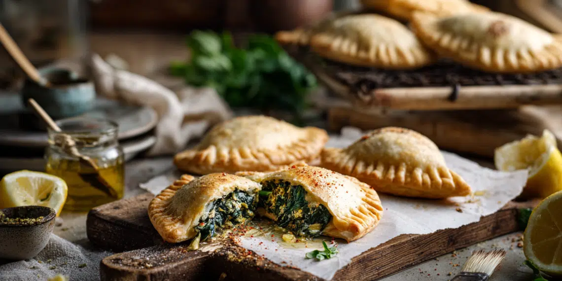 Homemade Spinach Pies (Fatayer Bi Sabanekh) - Thefoodiebunch Easy Homemade Spinach Pies