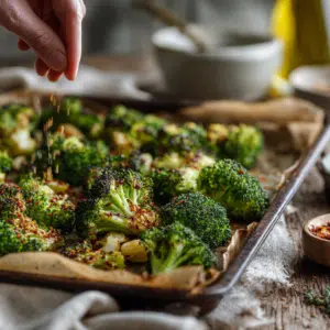 Roasted Broccoli With Garlic — Crispy &Amp; Easy Side Dish - Thefoodiebunch Roasted Broccoli