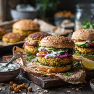 Vegan Falafel Burger