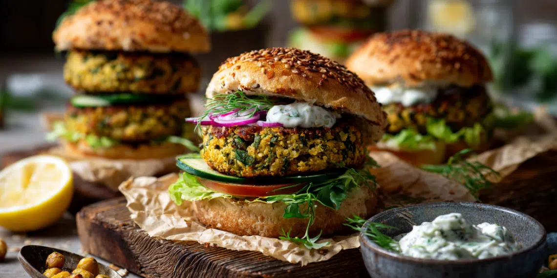 Vegan Falafel Burger