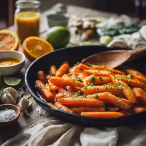 Simmered Citrus Carrots