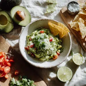 Easy Homemade Guacamole (5 Minutes, 5 Ingredients) - Thefoodiebunch Homemade Guacamole With Plantain Chips