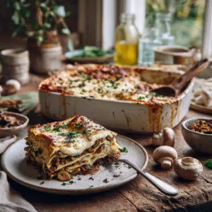 Vegan Lasagna Bolognese With Creamy Béchamel Sauce - Thefoodiebunch Creamy Lasagna Bolognese