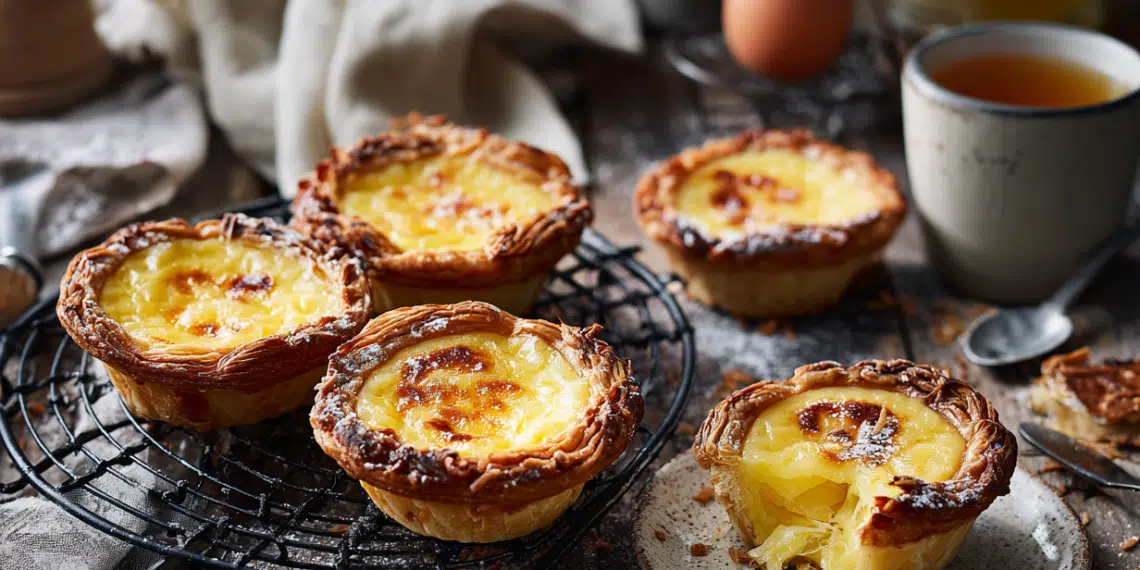 Macau Style Egg Tarts (Easy Custard Tarts) - Thefoodiebunch Macau Style Egg Tarts
