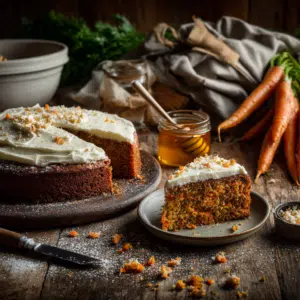 Healthy Carrot Cake With Cream Cheese Frosting