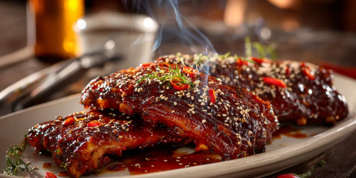 Easy Barbecue Spare Ribs (Boil &Amp; Grill Method) - Thefoodiebunch Easy Barbecue Spare Ribs (Boil &Amp; Grill Method)