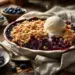 Blueberry Crumble Pie (Coconut Flour Crumb Topping) - Thefoodiebunch Blueberry Crumble Pie (Coconut Flour Crumb Topping)