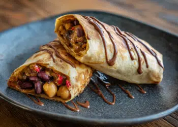 Baked Vegan Chimichanga