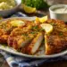Crispy Pork Schnitzel With Ranch Panko Crust