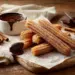 Cinnamon Churros With Chocolate Dipping Sauce