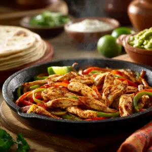 Oven-Baked Chicken Fajitas