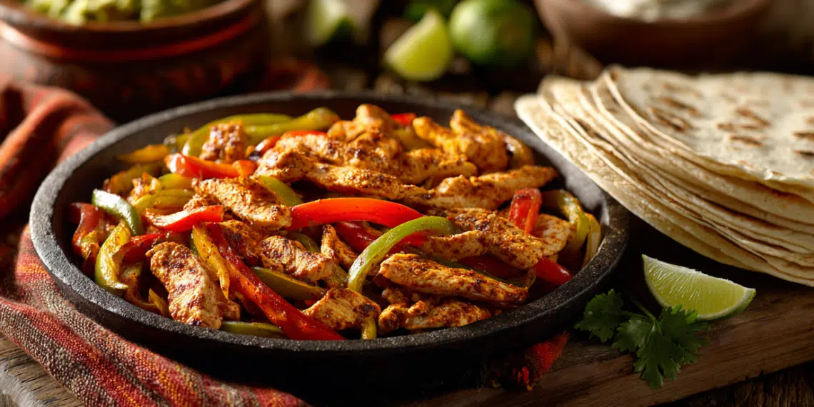 Oven-Baked Chicken Fajitas