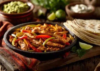 Oven-Baked Chicken Fajitas