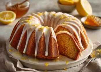 Honey Lemon Bundt Cake With Sugar Lemon Glaze