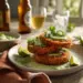 Crispy Baked Tomatoes With Avocado Jalapeño Sauce