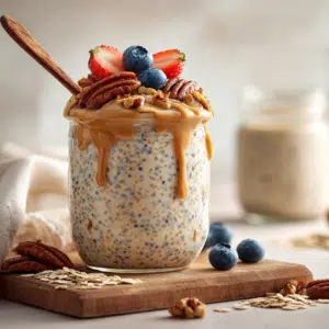 Overnight Chia Oats – Easy No-Cook Meal Prep Breakfast - Thefoodiebunch Overnight Chia Oats – Easy No-Cook Meal Prep Breakfast