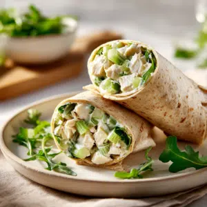 Easy Chicken Salad Wrap (Ready In 15 Minutes) - Thefoodiebunch Easy Chicken Salad Wrap (Ready In 15 Minutes)