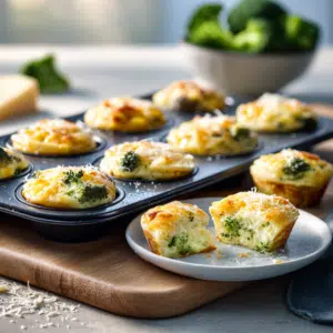 Broccoli Egg Cheese Mini Omelette Bites (Meal Prep)