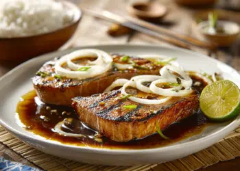 Filipino Tuna Steak In Soy Sauce (Bistek Na Tuna)