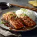 Soy Ginger Baked Salmon – Easy Asian Marinade Recipe - Thefoodiebunch Soy Ginger Baked Salmon