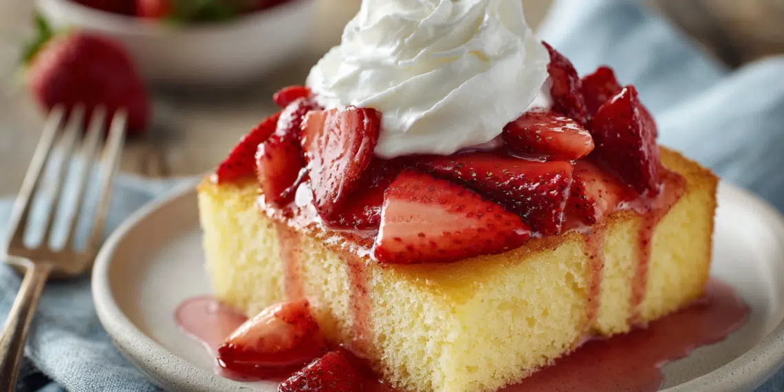 Strawberry Shortcake With Pound Cake (Easy Recipe)