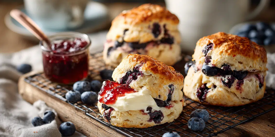 Blueberry Scones Recipe — Tender, Flaky &Amp; Easy - Thefoodiebunch Blueberry Scones Recipe — Tender, Flaky &Amp; Easy
