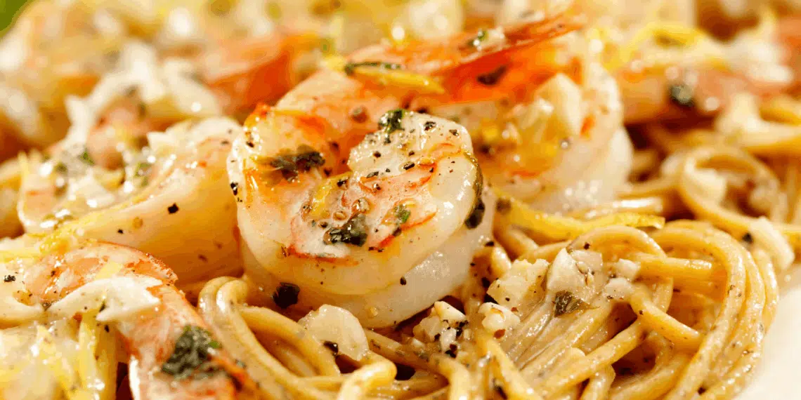Capellini With Shrimp In Spicy Tomato Cream Sauce - Thefoodiebunch Heavenly Capellini With Shrimp And Spicy Tomato Cream