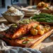 Asian Honey-Glazed Salmon On Cedar Plank