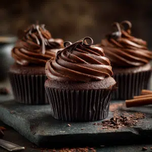 Extreme Chocolate Cupcakes With Spicy Rum Ganache - Thefoodiebunch Extreme Chocolate Cupcakes With Spicy Rum Ganache