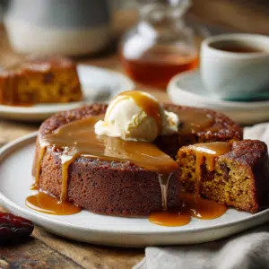 Sticky Date Cake With Butterscotch Sauce - Thefoodiebunch Sticky Date Cake With Butterscotch Sauce