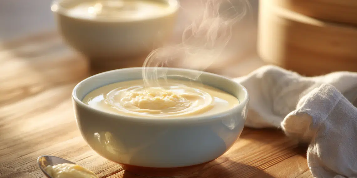 Hong Kong Steamed Egg Custard (Silky 3-Ingredient Dessert) - Thefoodiebunch Hong Kong Steamed Egg Custard (Silky 3-Ingredient Dessert)