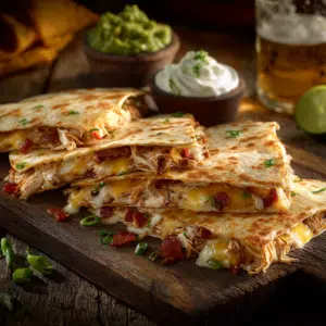 Chicken Bacon Quesadillas (Crispy, Cheesy Perfection)