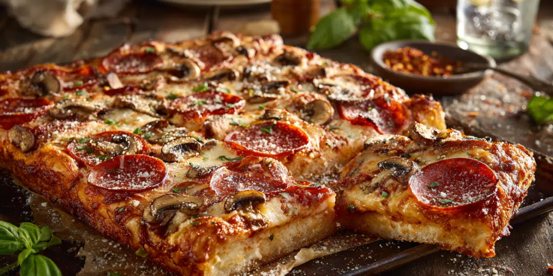 Homemade Pepperoni Pizza Recipe (Crispy Crust)