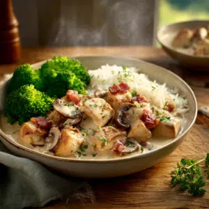Creamy Chicken &Amp; Bacon Casserole (Gluten-Free) - Thefoodiebunch Creamy Chicken &Amp; Bacon Casserole (Gluten-Free)