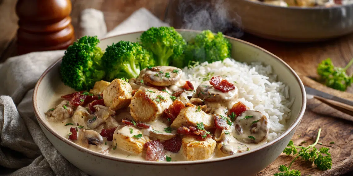Creamy Chicken &Amp; Bacon Casserole (Gluten-Free) - Thefoodiebunch Creamy Chicken &Amp; Bacon Casserole (Gluten-Free)