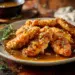 Crunchy Chicken Tenders With Caramelized Onion Gravy