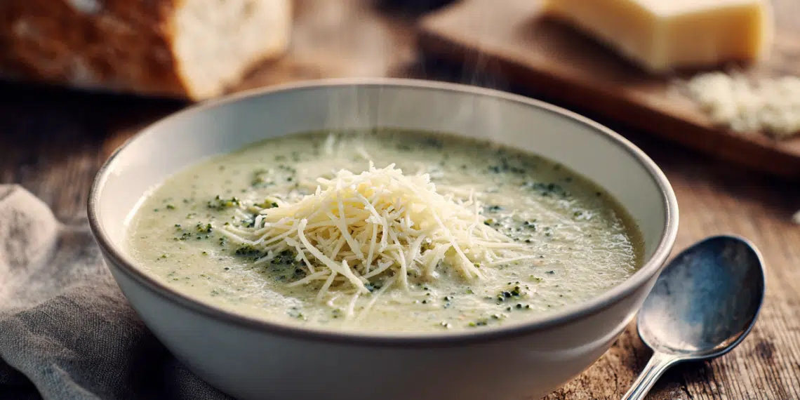 Creamy Broccoli Potato Gruyere Soup (One-Pot)