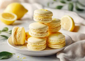 Soft Lemon Macarons With Lemon Butter Ganache