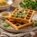 Savoury Garlic Butter Cheese Waffles Recipe
