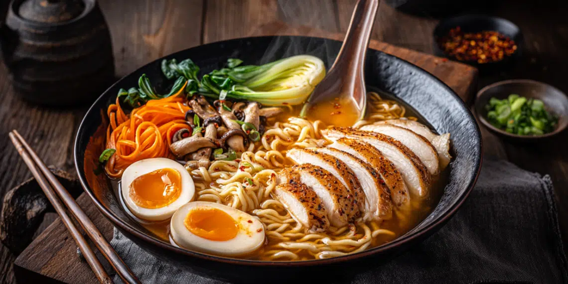 Easy Chicken Ramen Rich Broth In 40 Minutes