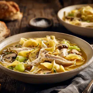 Hearty Chicken Noodle Soup Recipe (Ready In 40 Min) - Thefoodiebunch Hearty Chicken Noodle Soup Recipe (Ready In 40 Min)