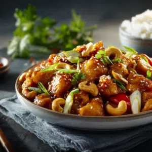Easy Cashew Chicken (Better Than Takeout!) - Thefoodiebunch Easy Cashew Chicken (Better Than Takeout!)