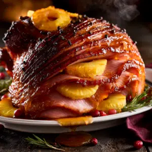 Glazed Christmas Ham And Pineapple (Easy Holiday Recipe) - Thefoodiebunch Glazed Christmas Ham And Pineapple (Easy Holiday Recipe)